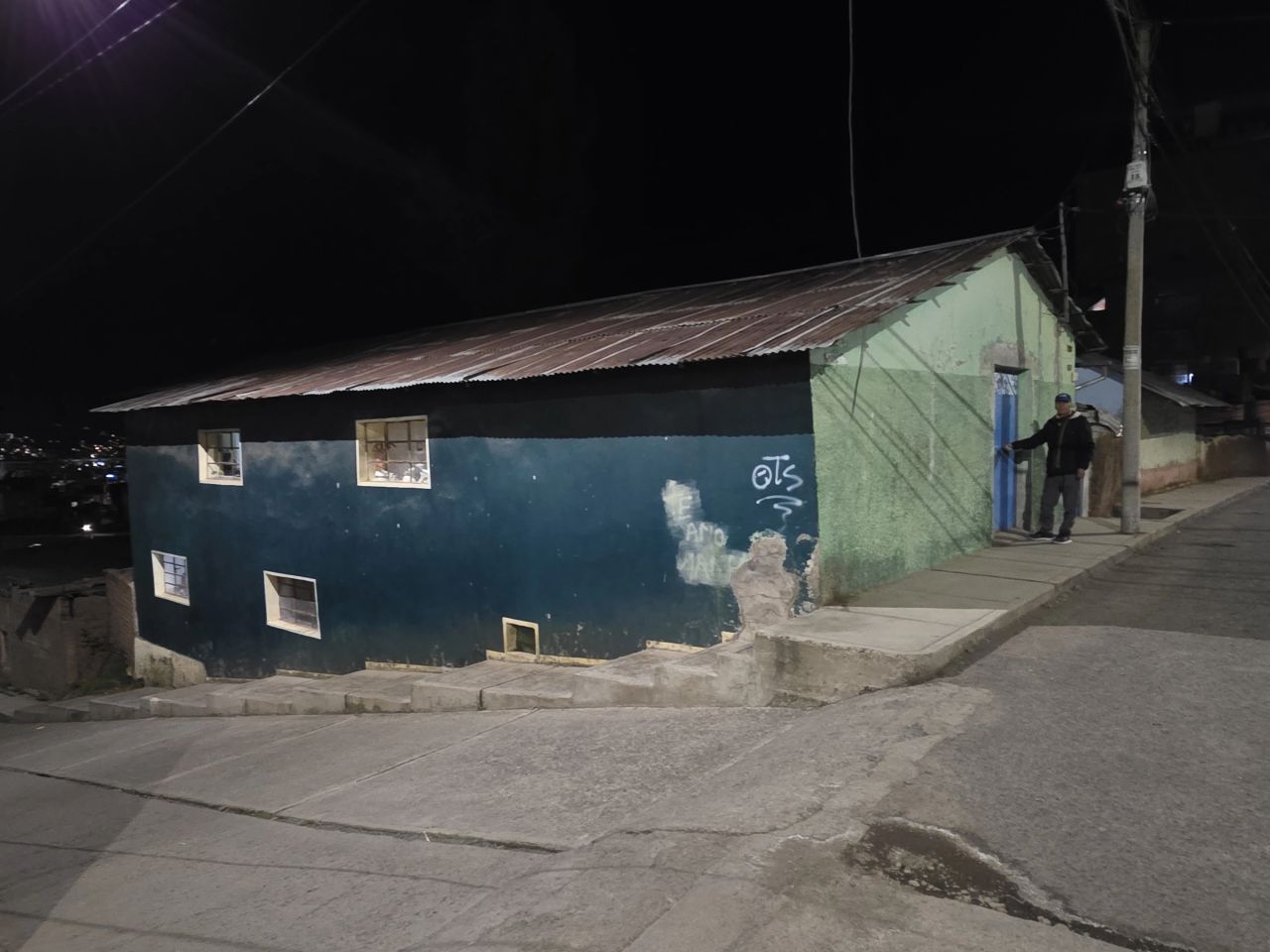 La casa en la ladera de Puno, Perú, donde nació Elvira